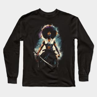 Afro Samurai Girl Long Sleeve T-Shirt